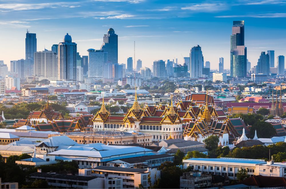 skyline of Bangkok